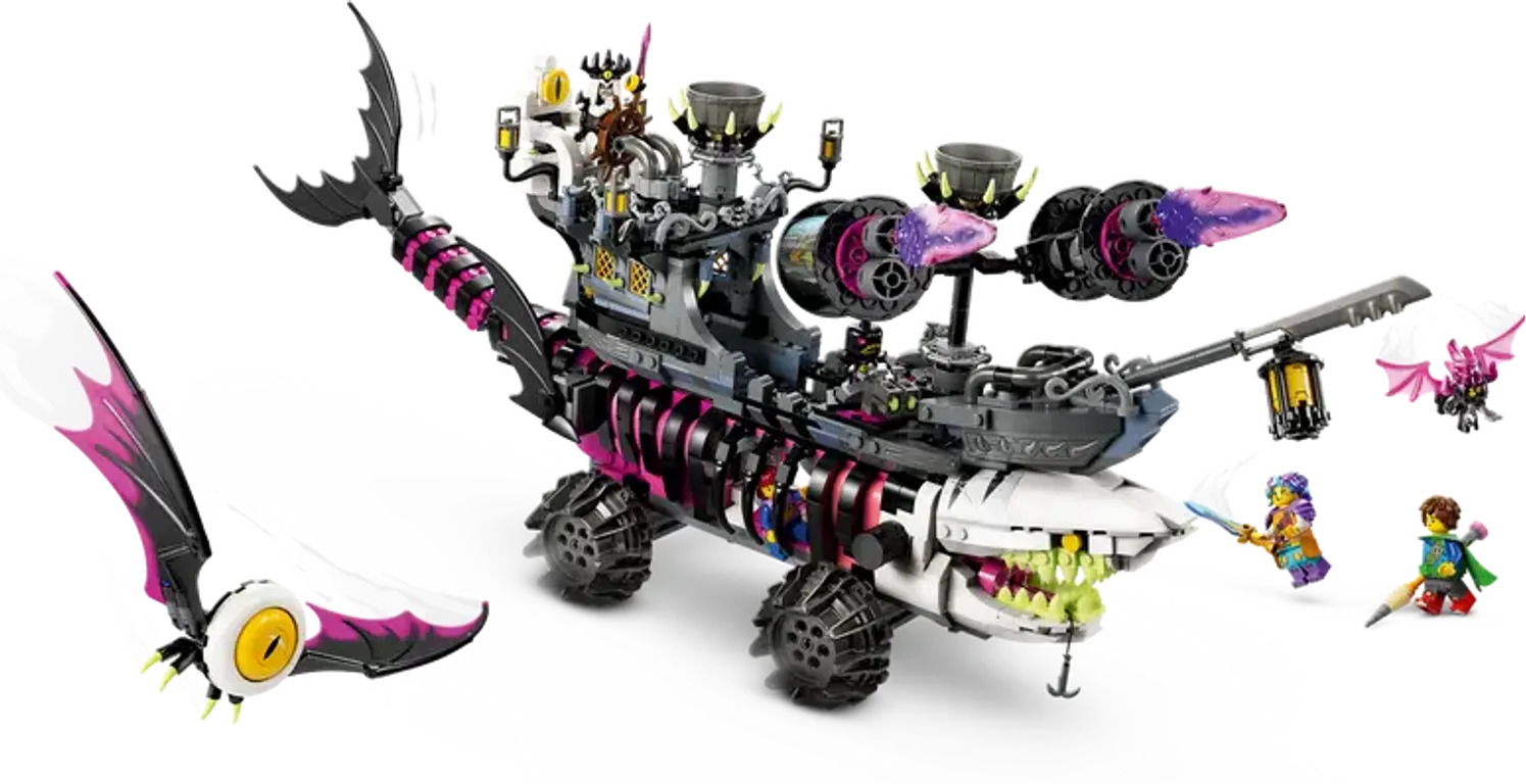 LEGO® DREAMZzz™ Albtraum-Haischiff komponenten