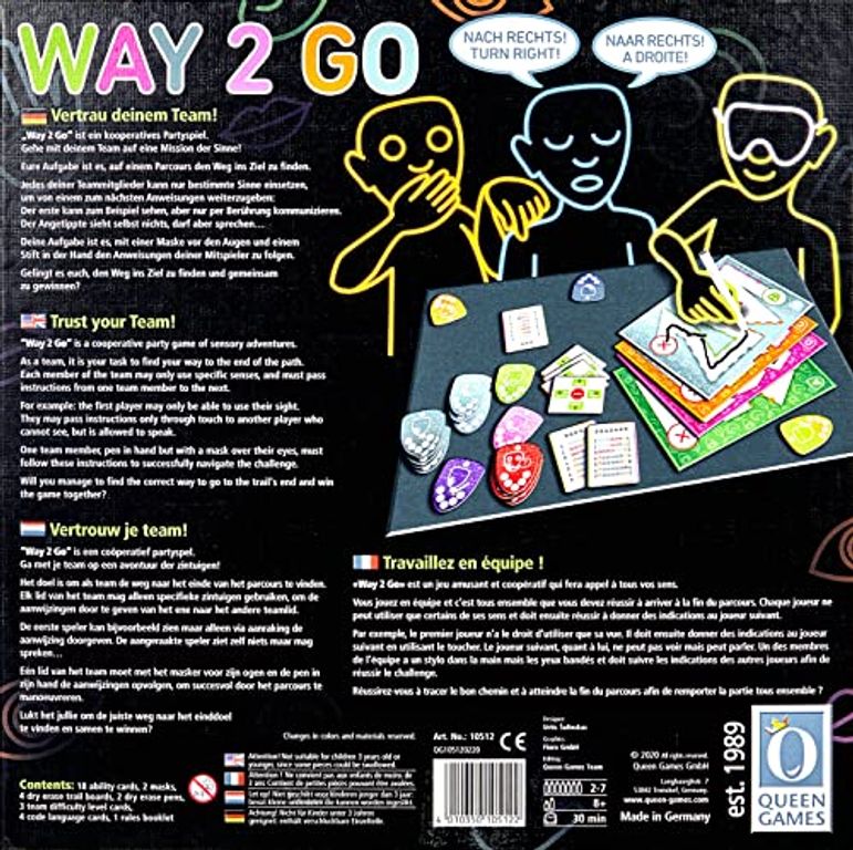 Way 2 Go parte posterior de la caja