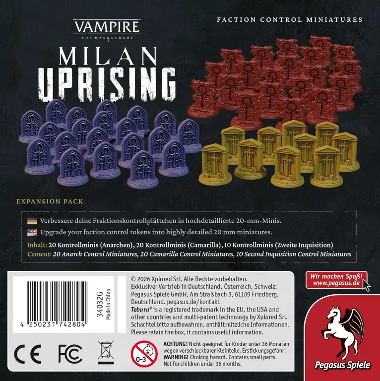 Teburu: Milan Uprising (Vampire: The Masquerade) – Faction Control Miniatures back of the box
