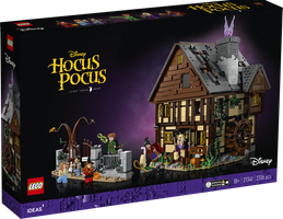 LEGO® Ideas Disney Hocus Pocus: il cottage delle sorelle Sanderson