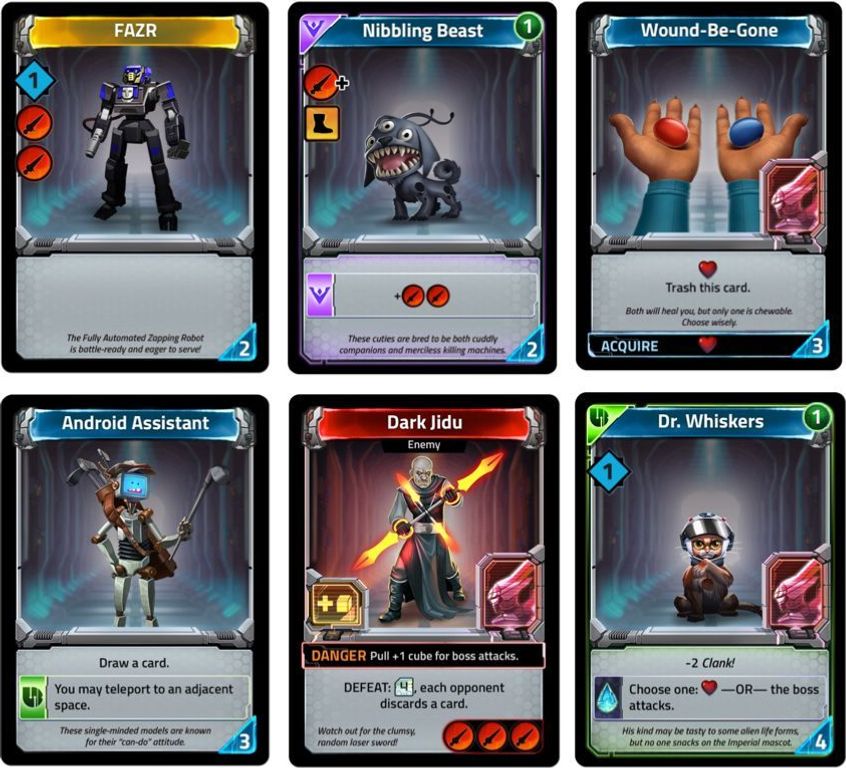 Clank! In! Space! cards