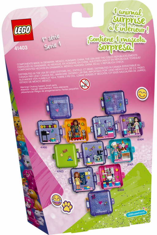 LEGO® Friends Mia's Play Cube back of the box