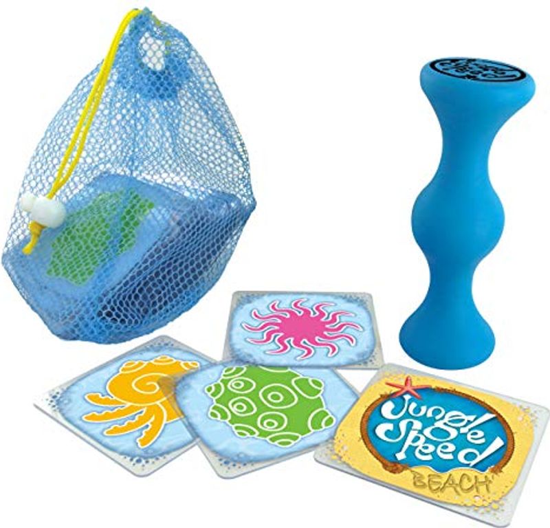 Jungle Speed Beach card game composants