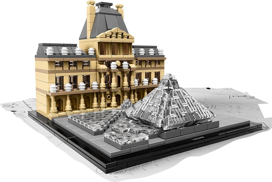 LEGO® Architecture Het Louvre componenten