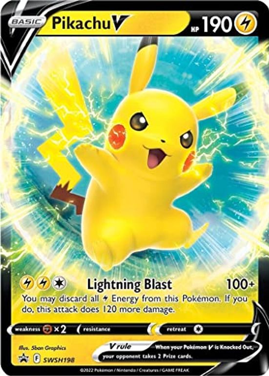 Pokemon Trading Card Game Pikachu V Box Collection (2022) card