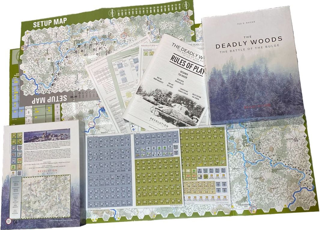 The Deadly Woods: The Battle of the Bulge componenten