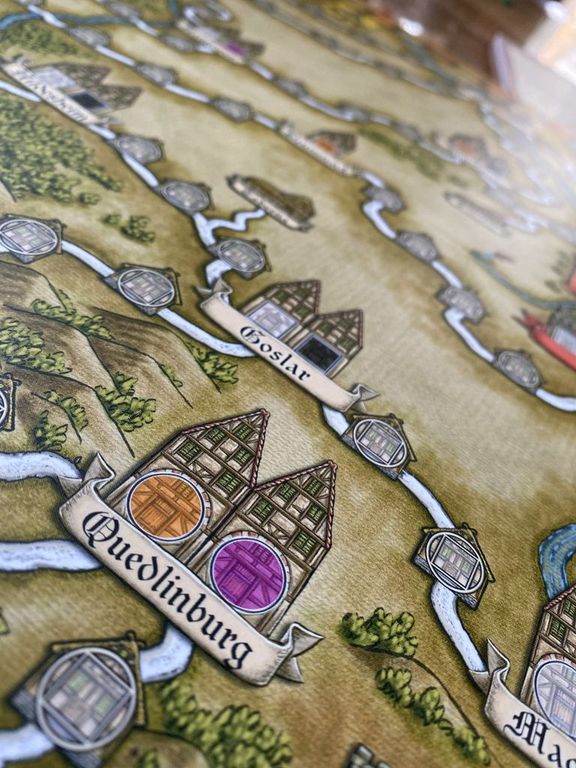 Hansa Teutonica: Big Box game board