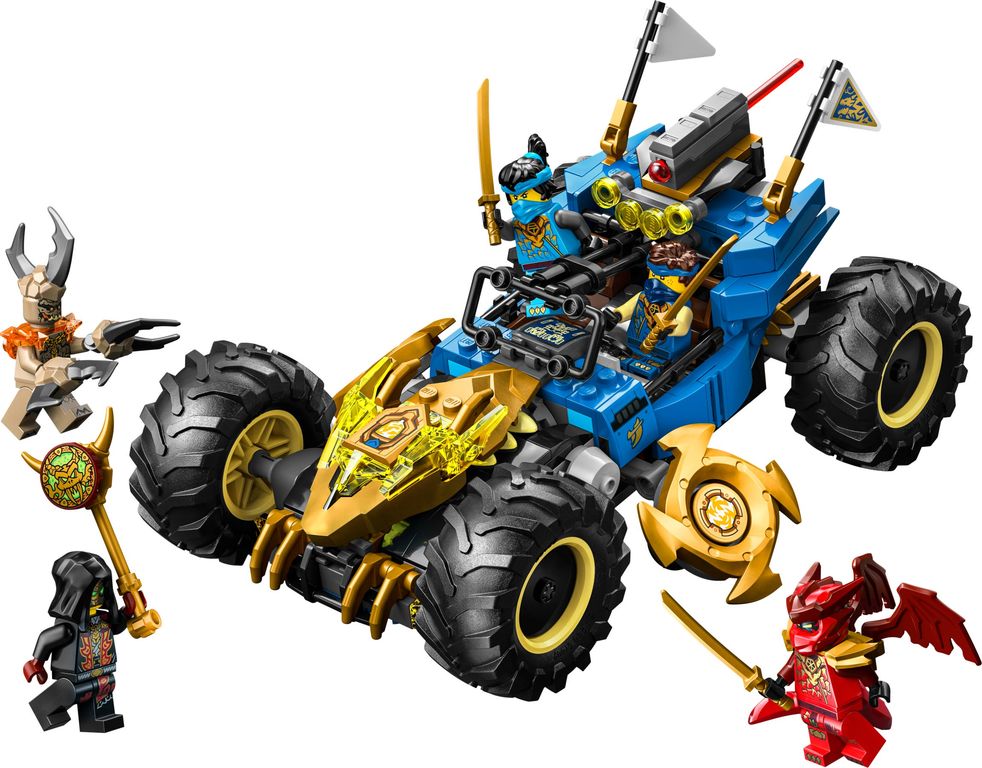 LEGO® Ninjago Jay's Transforming Car components