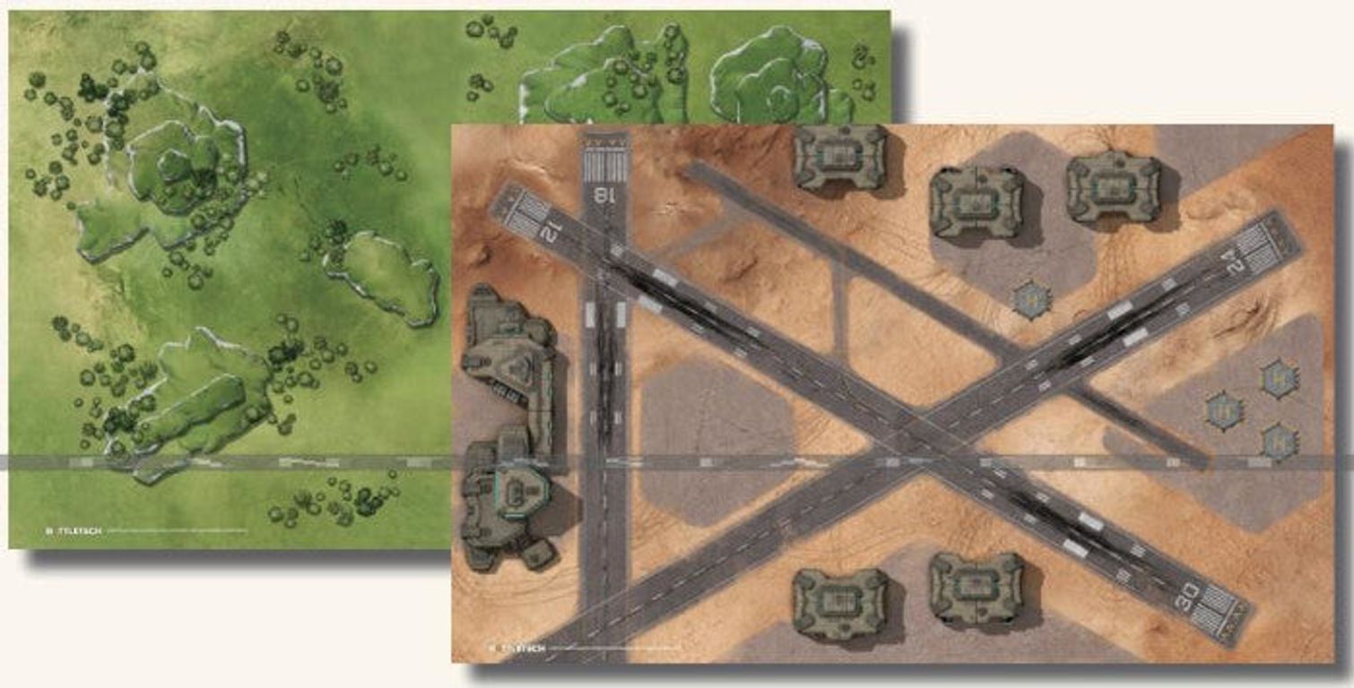 Battletech: Alpha Strike Battlemat – Aerobase #1