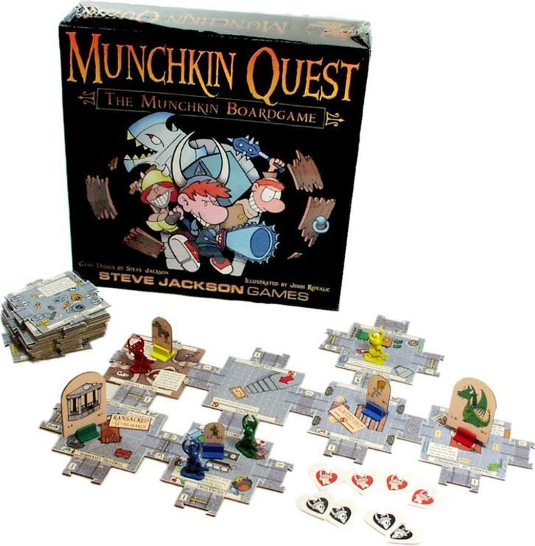 Munchkin Quest componenti