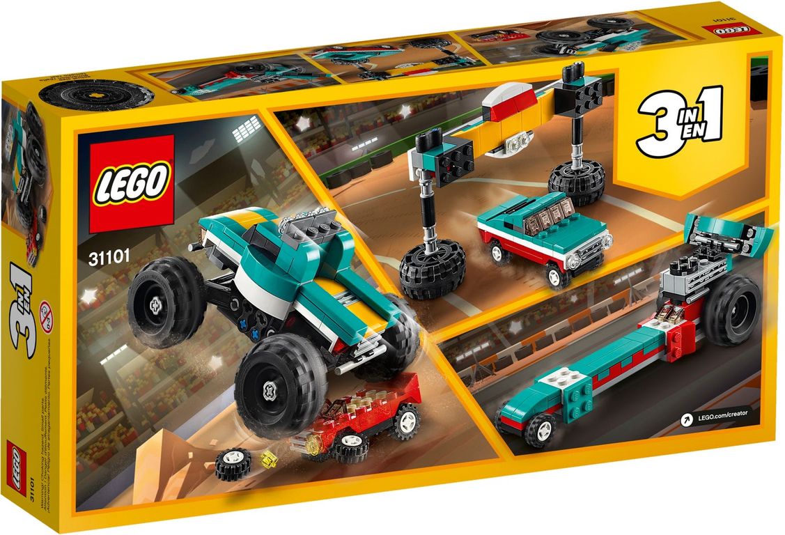 LEGO® Creator Monstertruck achterkant van de doos