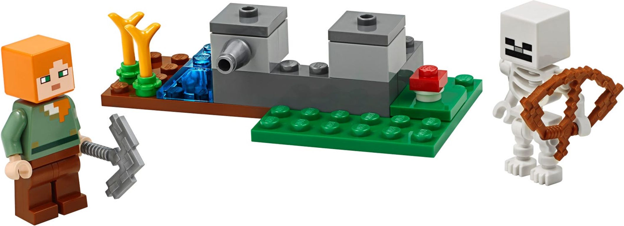 LEGO® Minecraft Die Skelett-Abwehr komponenten