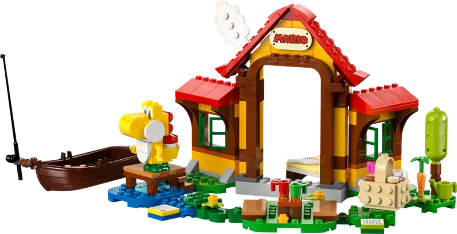 LEGO® Super Mario™ Picnic at Mario's House Expansion Set components