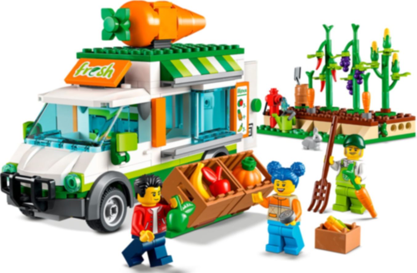 LEGO® City Le camion de marché des fermiers speelwijze