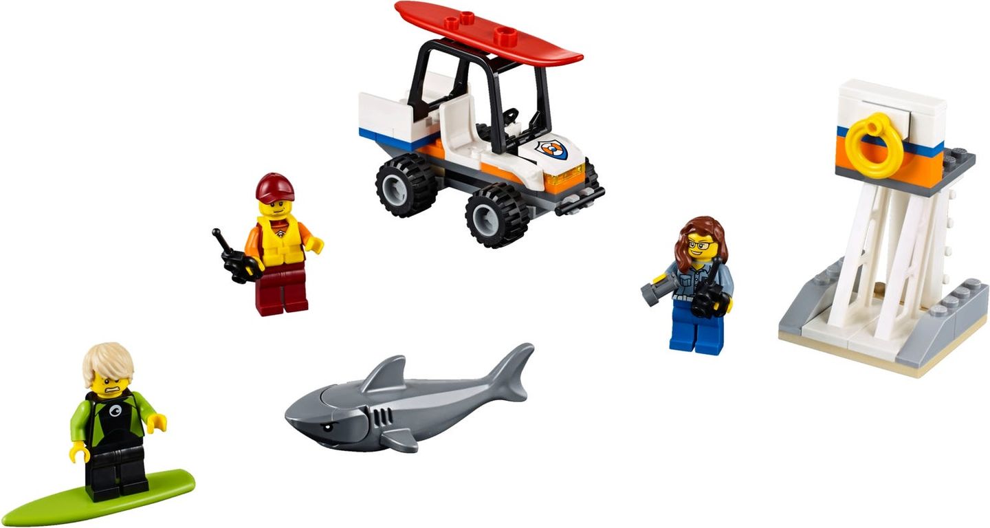 LEGO® City Coast Guard Starter Set components