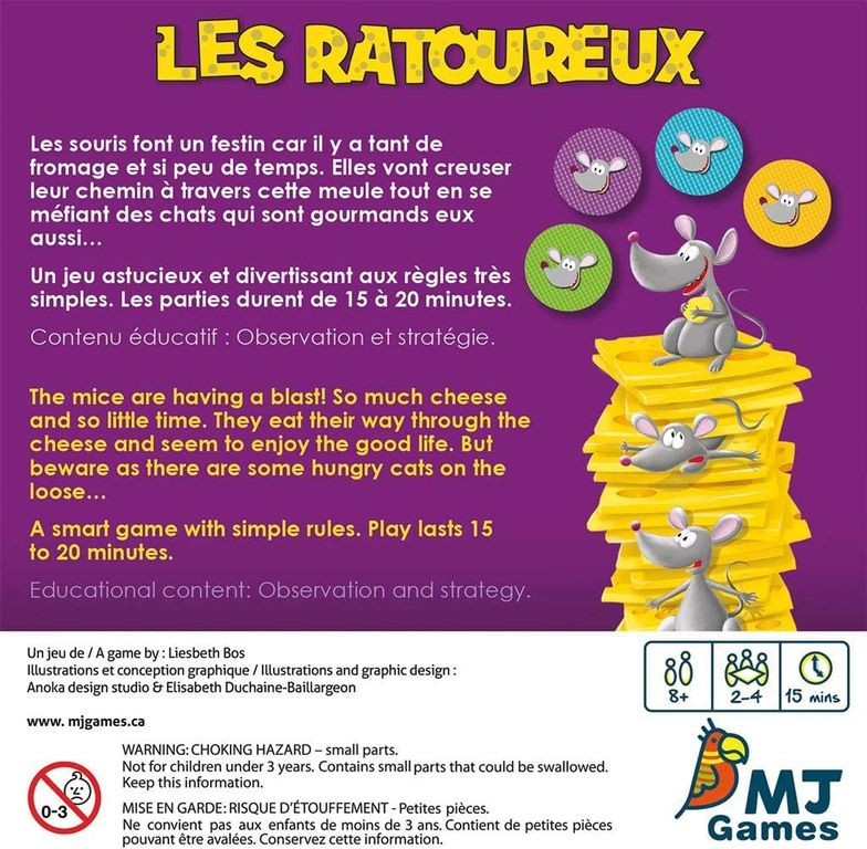 Les Ratoureux rückseite der box