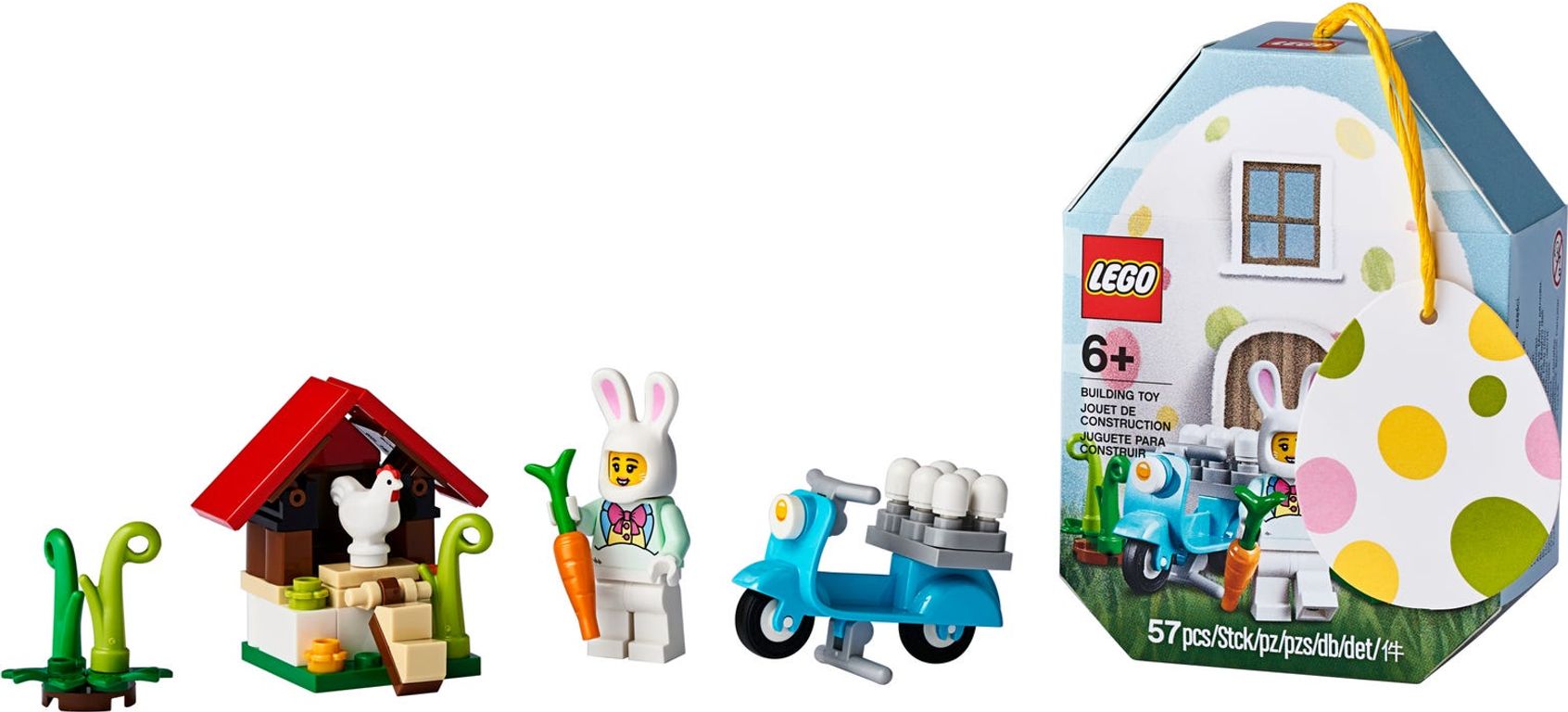 LEGO® Promotions La maison du lapin de Pâques composants