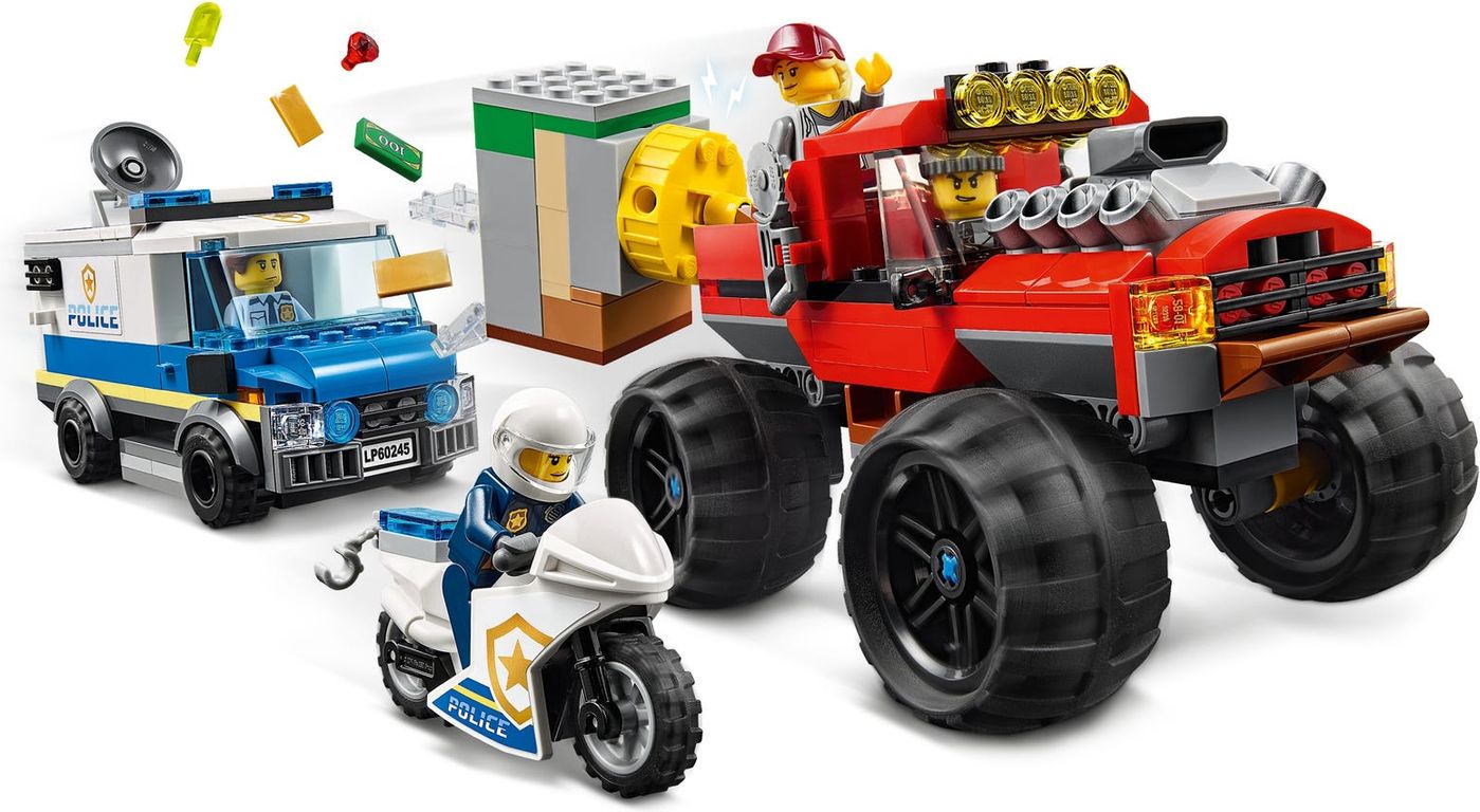 LEGO® City Policía: Atraco del Monster Truck jugabilidad