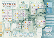 Yínzi: The Shining Ming Dynasty game board