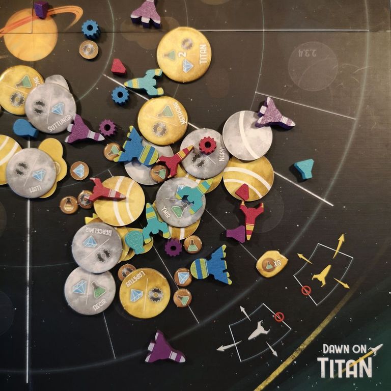 Dawn on Titan components