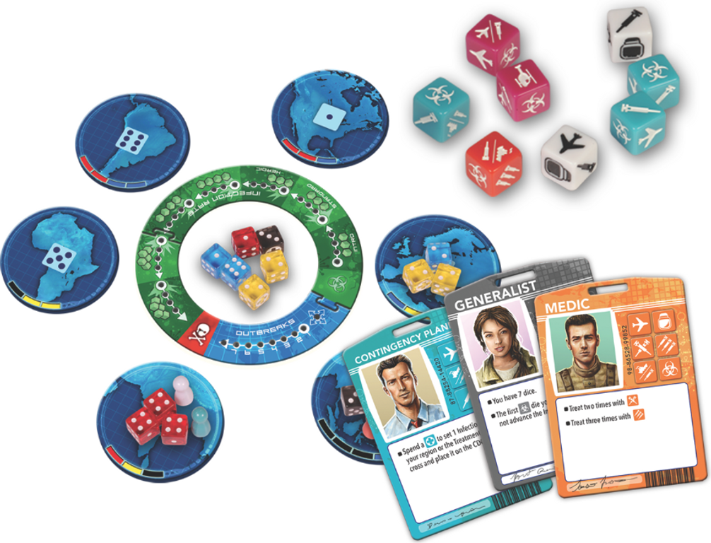 Pandemic: The Cure components