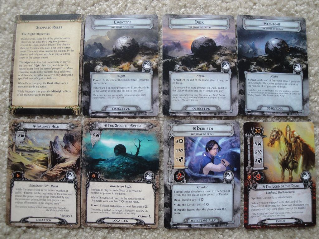 The Lord of the Rings: The Card Game - The Stone of Erech kaarten