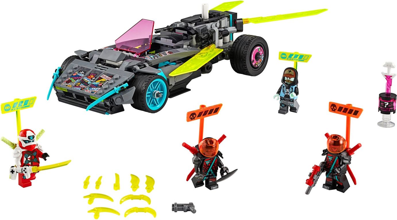 LEGO® Ninjago Ninja Tuner Car components