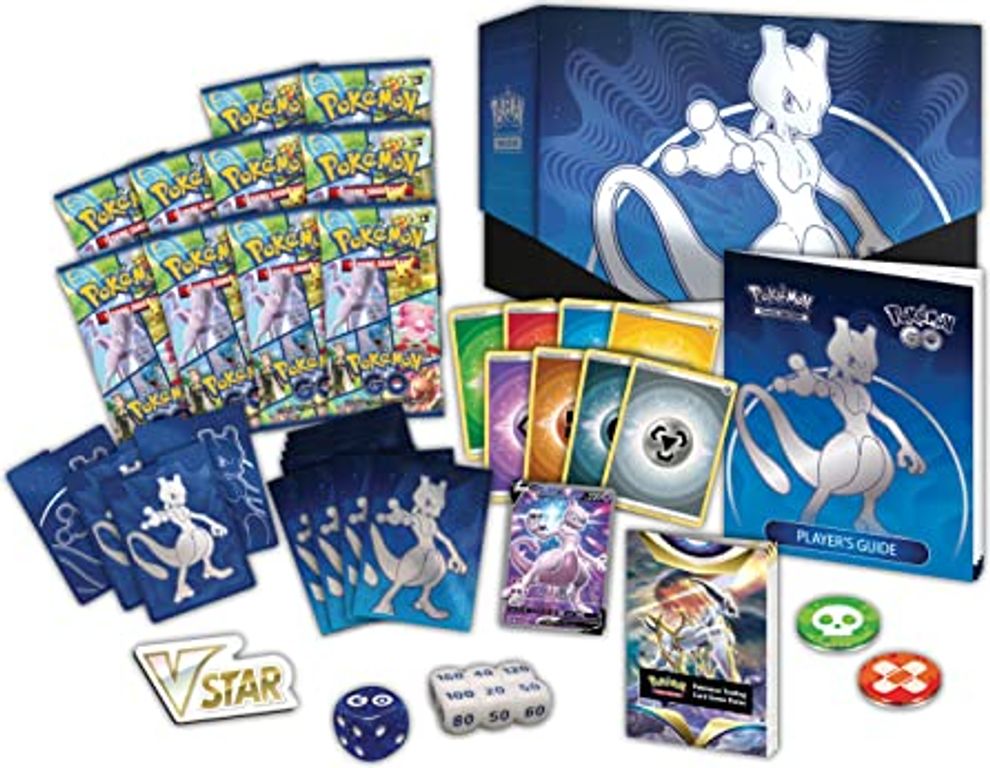 Pokémon TCG: Pokémon GO Elite Trainer Box partes