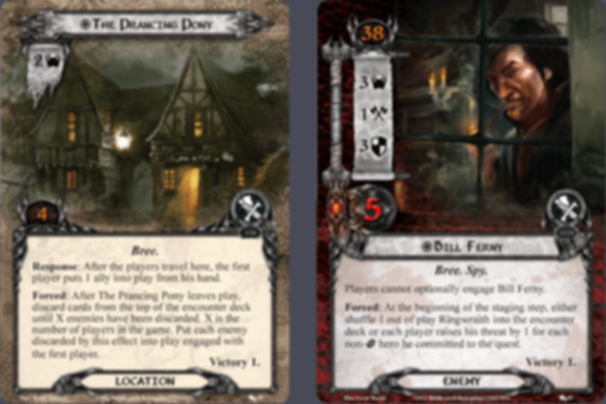 The Lord of the Rings: The Card Game - The Black Riders kaarten