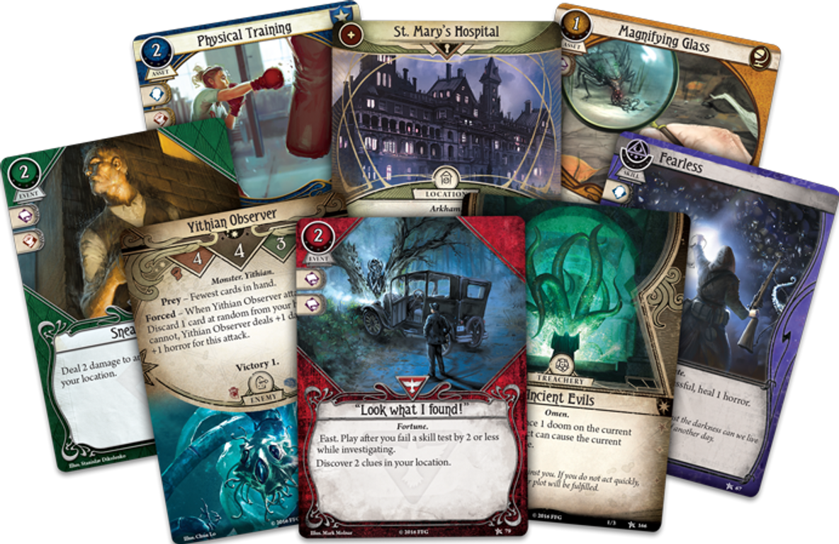 Arkham Horror: The Card Game (Revised Edition) cards