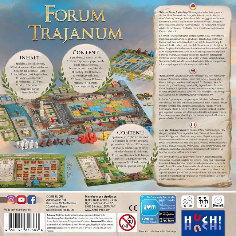 Forum Trajanum back of the box