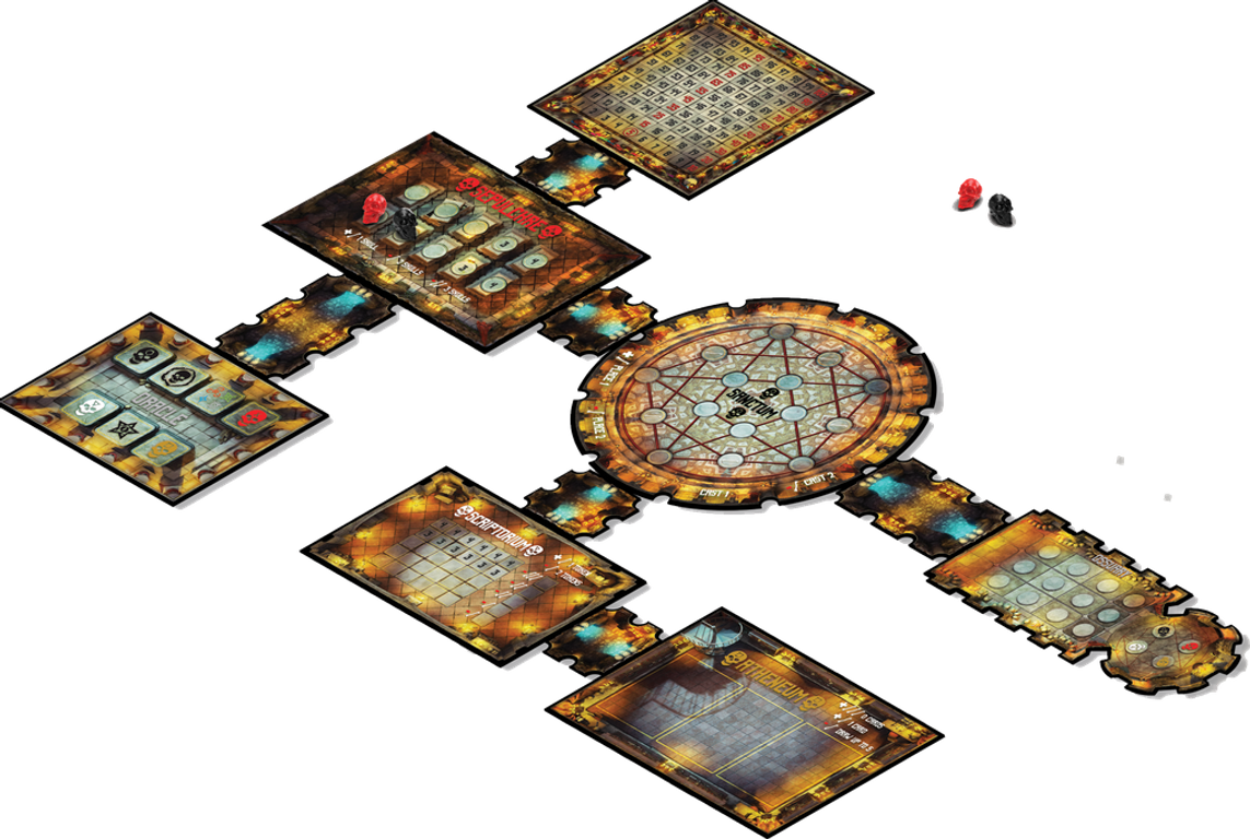 Dead Man's Cabal game board