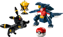 LEGO® Pokémon™ SMART Play™: Umbreon vs. Garchomp Championship Battle components