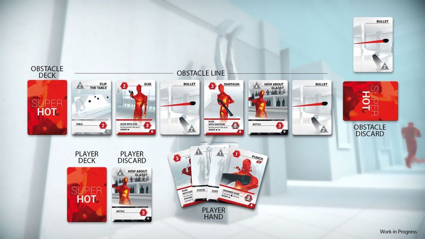 SUPERHOT Card Game kaarten