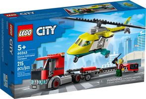 LEGO® City Transporte del Helicóptero de Rescate