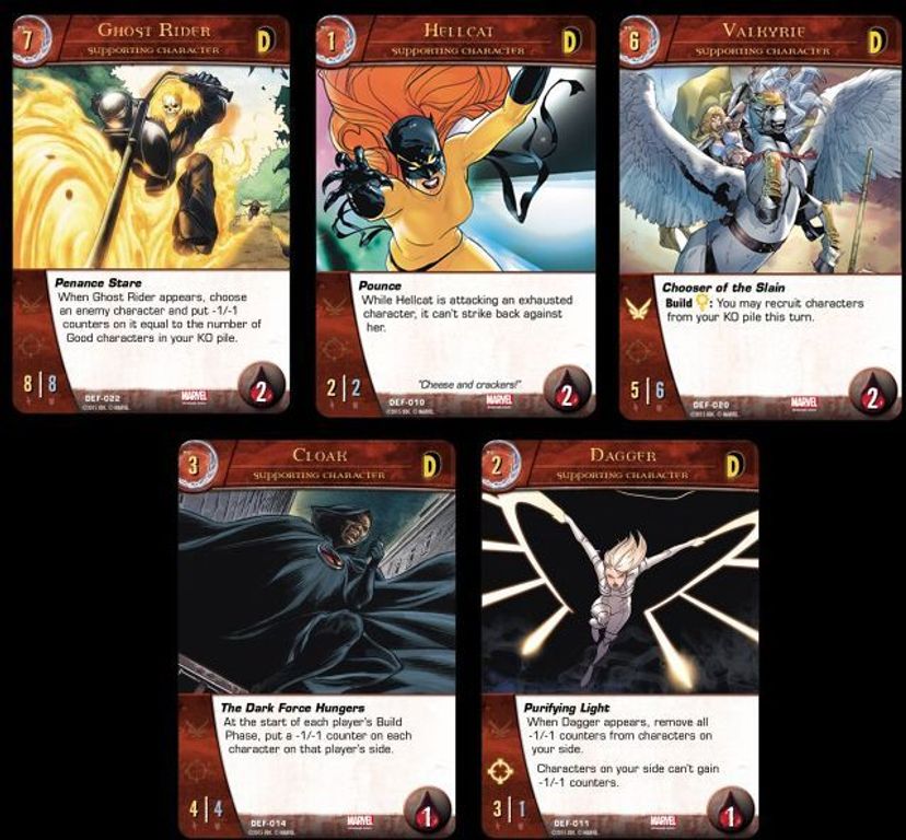 Vs System 2PCG: The Defenders cartes