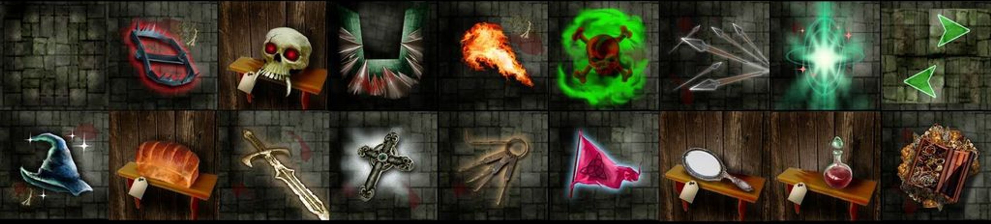 Dungeon Heroes kaarten