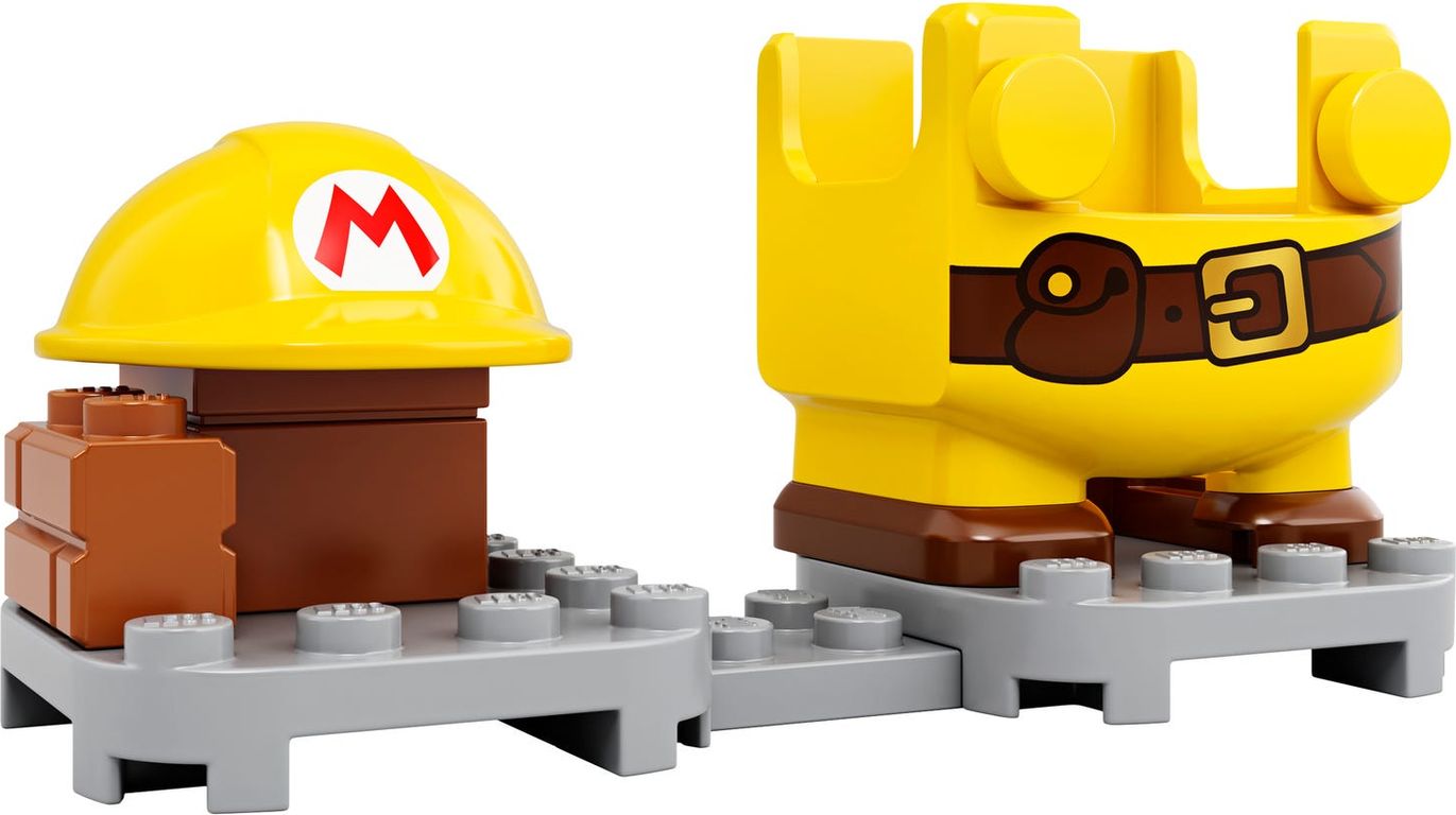 LEGO® Super Mario™ Builder Mario Power-Up Pack components