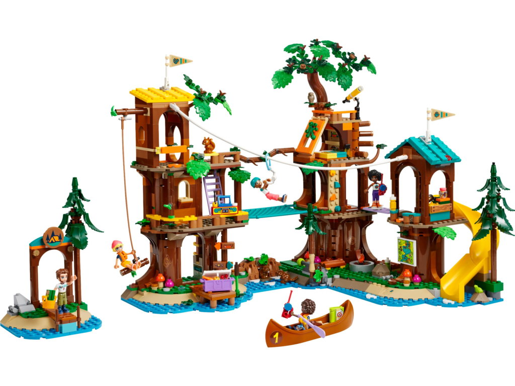 LEGO® Friends Adventure Camp Tree House components