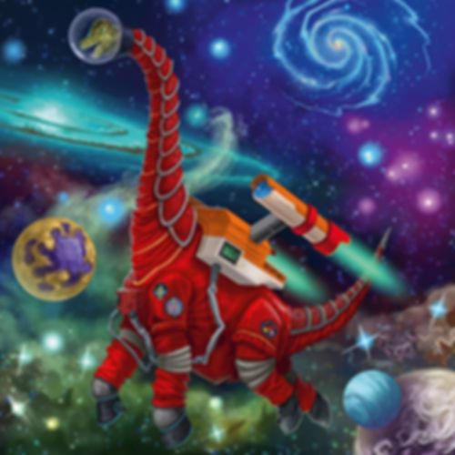 3 Puzzles - Dinosaurier im Weltraum