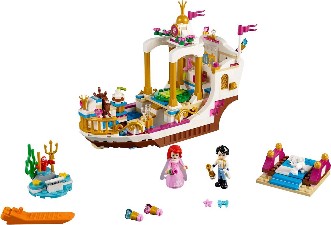 LEGO® Disney Mariage sur le navire royal d'Ariel composants