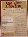 Clash of Giants: Civil War manuale