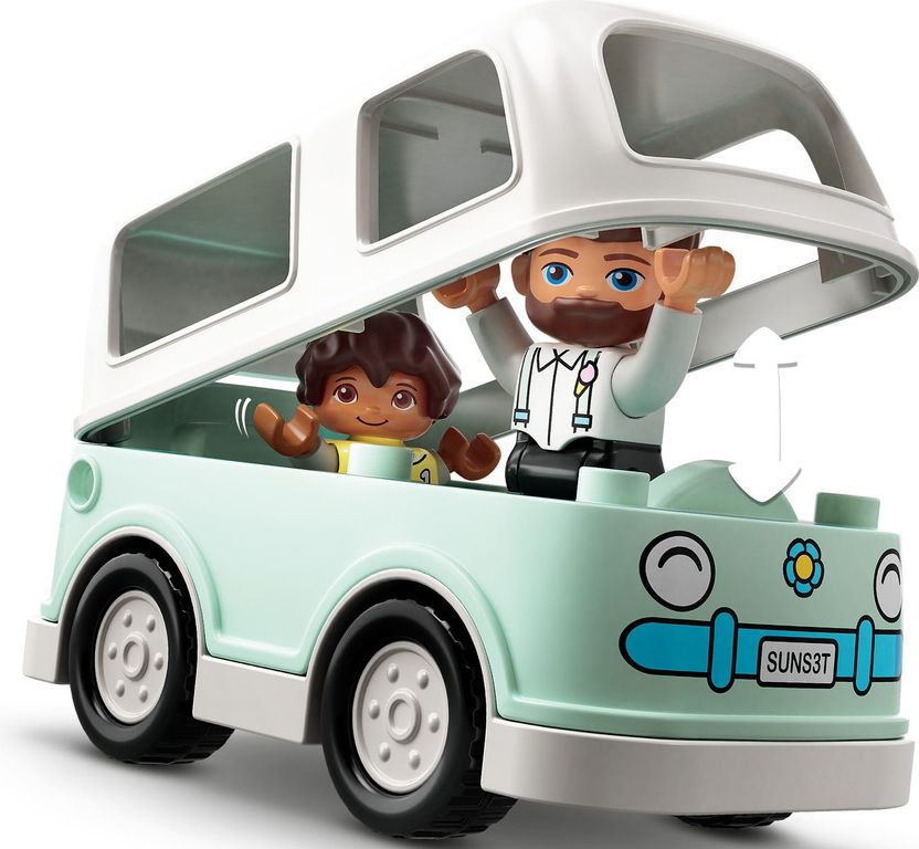 LEGO® DUPLO® Parking Garage and Car Wash minifigures