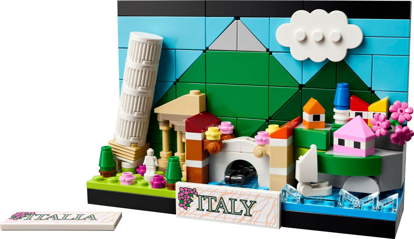 Italy Postcard components