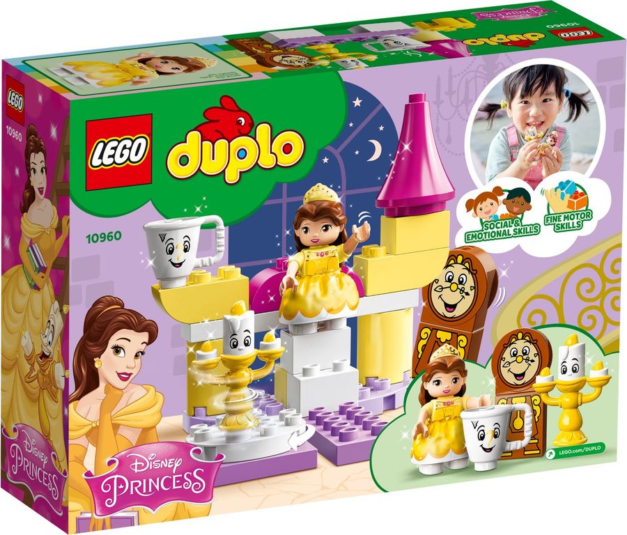 LEGO® DUPLO® Salón de Baile de Bella parte posterior de la caja