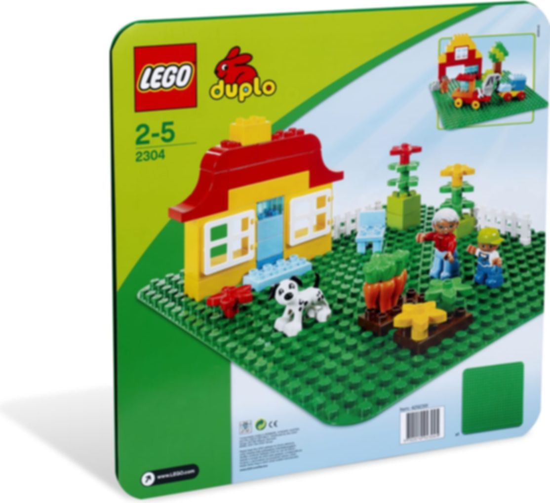 LEGO® DUPLO® Plaque de base verte boîte