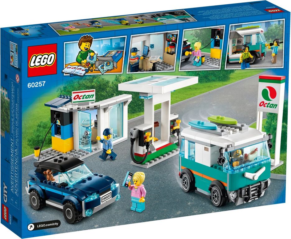 LEGO® City Tankstelle rückseite der box