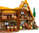 LEGO® Disney Snow White and the Seven Dwarfs' Cottage interior