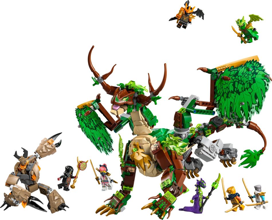 LEGO® Ninjago The Dragon of Life components