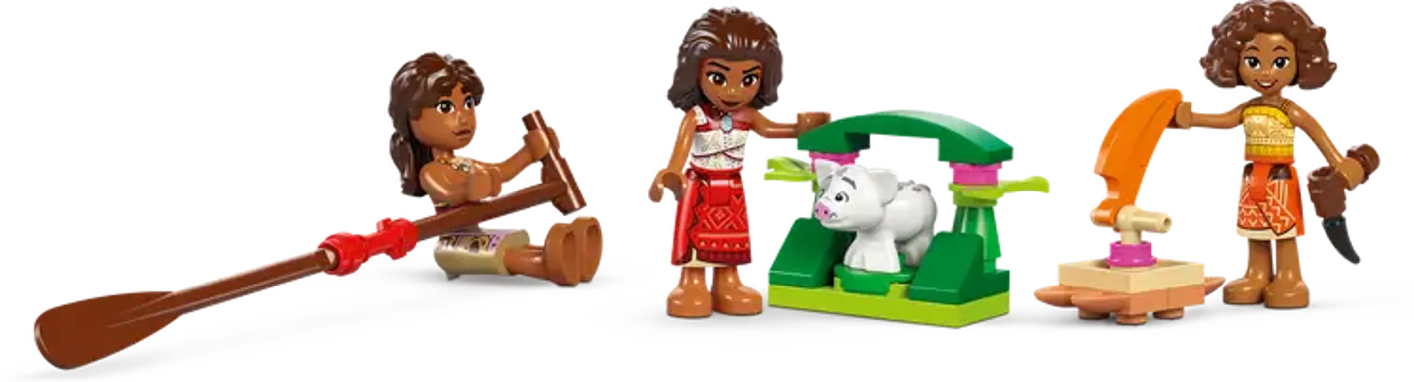 LEGO® Disney Moana's Adventure Canoe minifigures